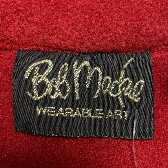 Bob Mackie Floral Embroidered Fleece Jacket - Picture 4 of 14